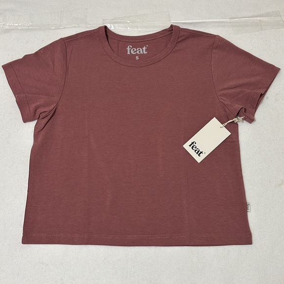 Feat Clothing hybrid overshirt snap closures 2 front pockets color chestnut S - Picture 7 of 9